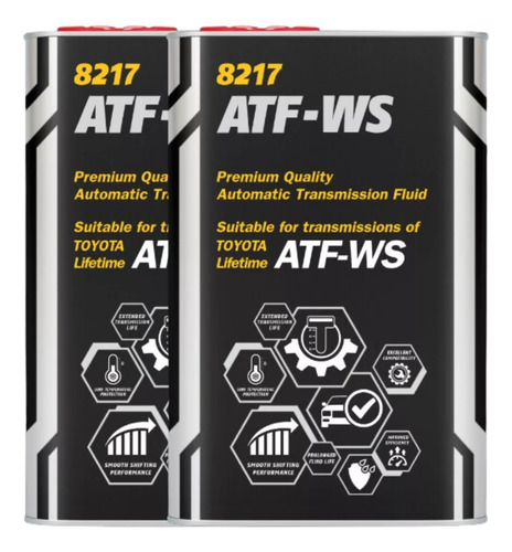 Aceite Transmisión Automática Atf-ws Toyota/lexus 2lt Mannol