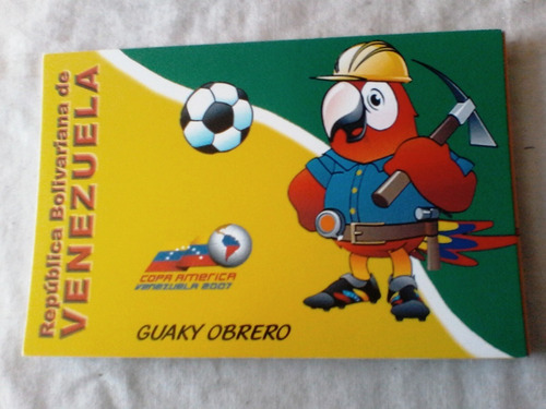Postales Venezuela Copa América Guaky Actividades 2007