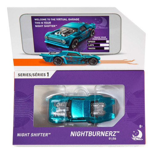 Hot Wheels Id Vehículo Night Shifter Con Chip Nfc Integrado,