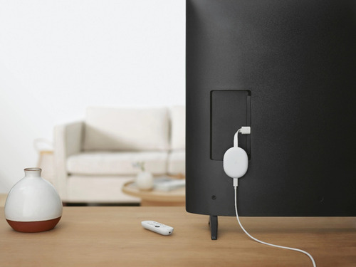 Imagen 4 de 6 de Google Chromecast with Google TV de voz 4.ª generación 4K 8GB snow con 2GB de memoria RAM