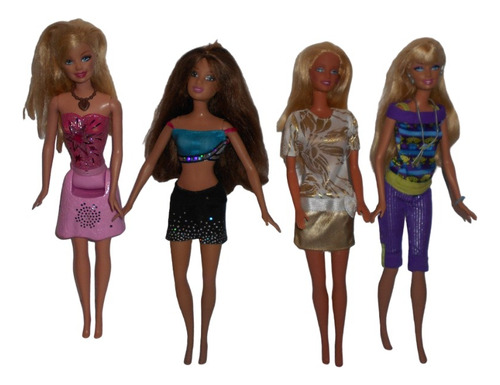 Muñeca Barbie Mattel Lote De 4