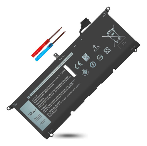 Batería De Computadora Portátil 52wh Dxgh8 Compatible Con