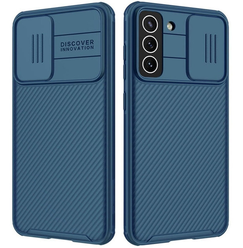 Case Nillkin Camshield Pro Para Galaxy S21 Fe 2022 Azul