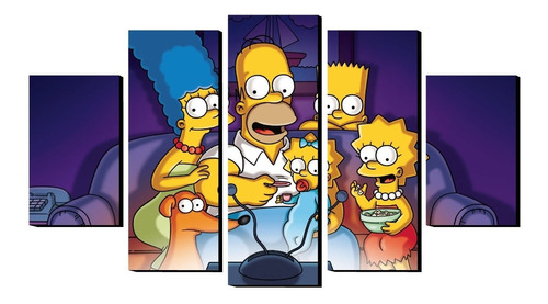 Cuadro Decorativo Los Simpson Familia Tv