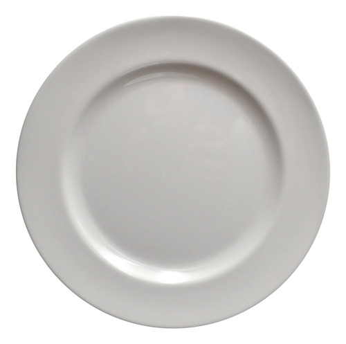 Pack 12 Plato De Postre Aperitivos Melamina Blanco 20cm