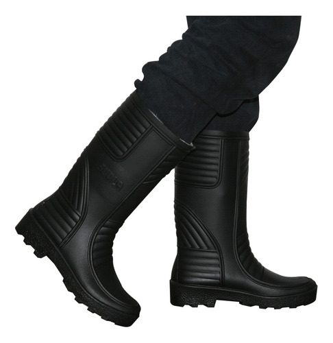 Imagen 5 de 9 de Botas Pvc Caña Larga Sin Puntera Supla, Negra Talla 42 Pc
