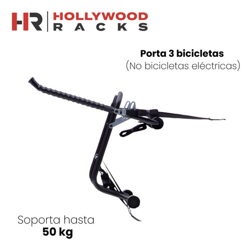 Rack Portabicicletas Hollywood F1b 3 Bicicletas Cajuela