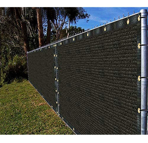 Ifenceview 4'x5 'a 4'x50' Valla De Tela De Sombra Negra Pant