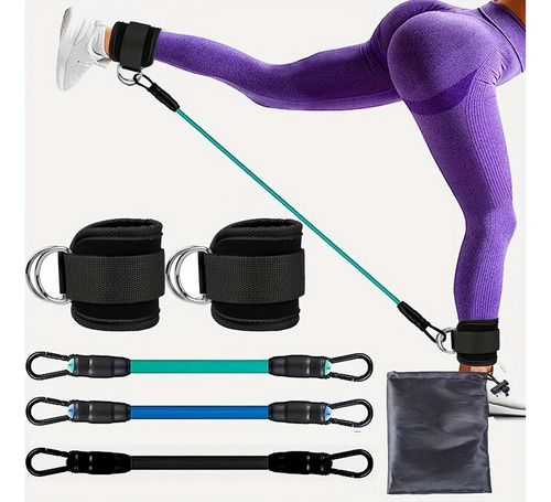 De 5 Pzs/set Grilletes Para Tobillo Gym Entrenamiento De