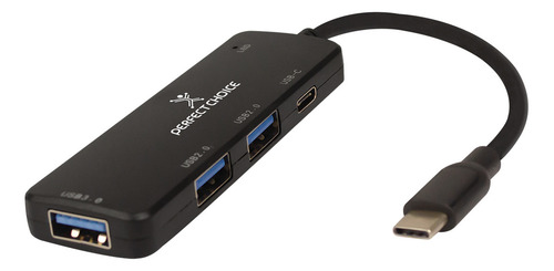 Adaptador Hub USB Tipo C 2.0 4 Puertos para Laptop y Dispositivos Móviles Perfect Choice