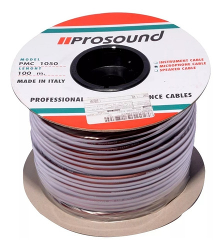 Imagen 5 de 6 de Prosound Cable Italiano Para Microfono Pmc1050 Envio Full