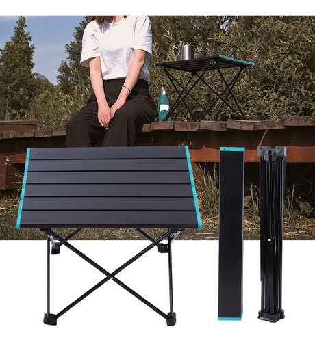 Mesa Plegable Portátil Al Aire Libre Para Acampar, Pícnic Y