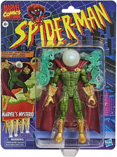 Marvel Legends Figura Mysterio Retro Spider-man Hasbro | Envío gratis