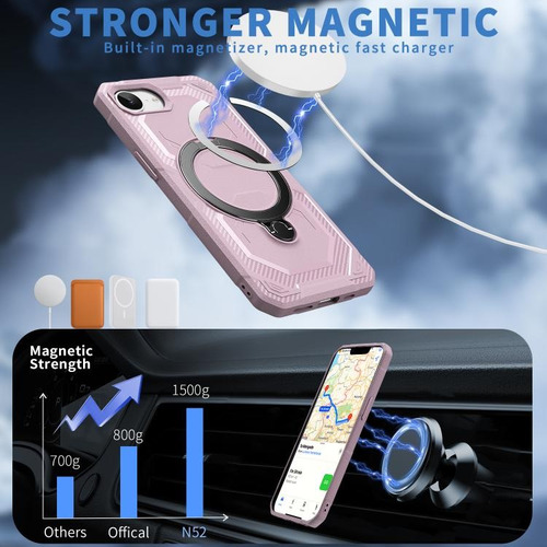 Capa Resistente Ao Desgaste Com Suporte Para iPhone 16e