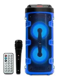 Alto-falante Grasep D-S14 portátil com bluetooth azul