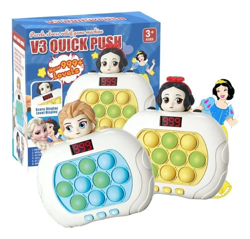 Juego Pop-it Electrónico Consola De Juego Luces Y Sonido