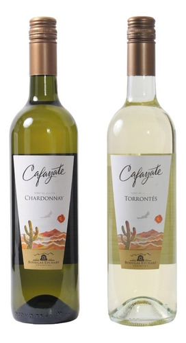 Vino Cafayate Chardonnay 750ml + Cafayate Torrontes 750ml