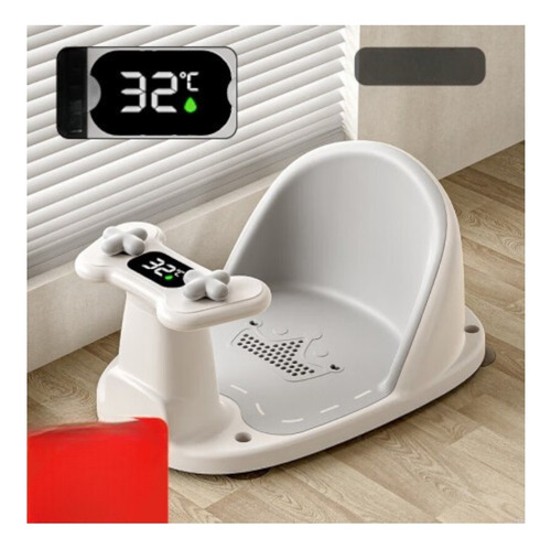 Silla-asiento De Ducha Para Bebes Bañocontrol De Temperatura