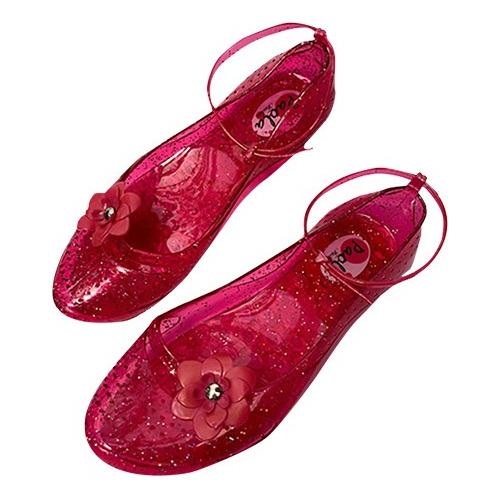 Sandalias Para Dama Color Rosa Con Puntitos Y Una Flor