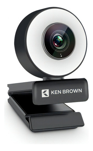 Camara Web Portatil Ken Brown Clippro Color Negro