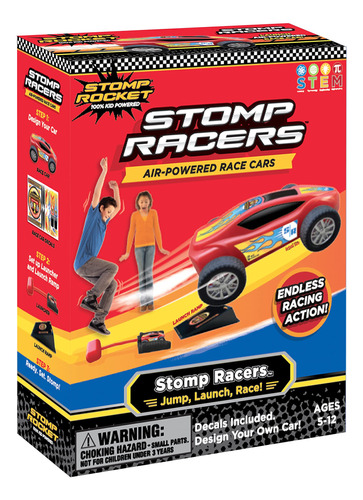 Stomp Racers Stem - Lanzador Y Rampa De Juguete Alimentado P