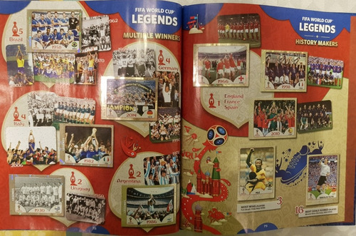 Imagen 5 de 5 de Album Panini Rusia 2018 - Lleno Con Todas Sus Figuritas!