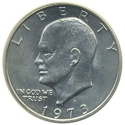 1 Moneda De $ 1 Dólar Estadounidense Eisenhower Ike De 1971 