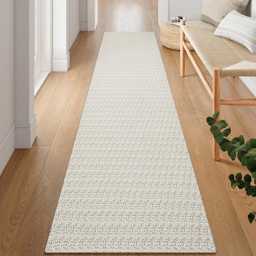 Alfombra Larga Pasillos, 2.6 X 10 Pulgadas, Lavable, An...