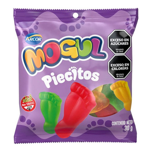 Gomita Mogul Piecitos Caja X 12un