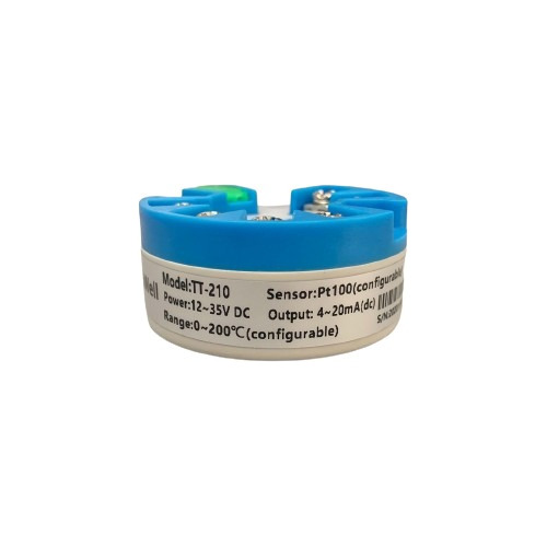 Transmisor Temperatura Pt-100 Rango 0-100°c / 4-20ma Cabeza