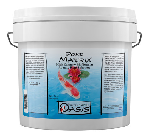 Seachem Matrix Pond 4 Litros Ideal Para Aquário Sump E Lagos