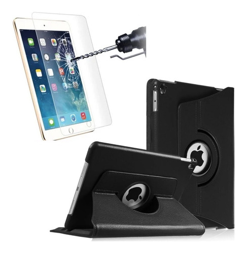 Case Cover 360°+ Mica Vidrio 9h Para iPad Mini 4 A1538 A1550