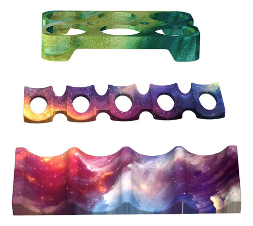 Molde De Silicona Diy Cristal Epoxi Resina Molde Vino