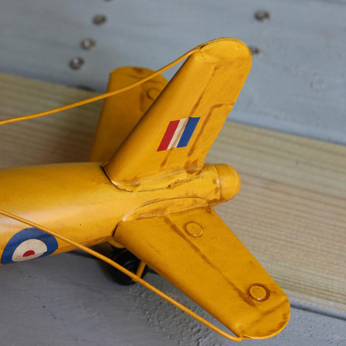 Modelo De Biplano Modelo De Avión De Estilo Vintage