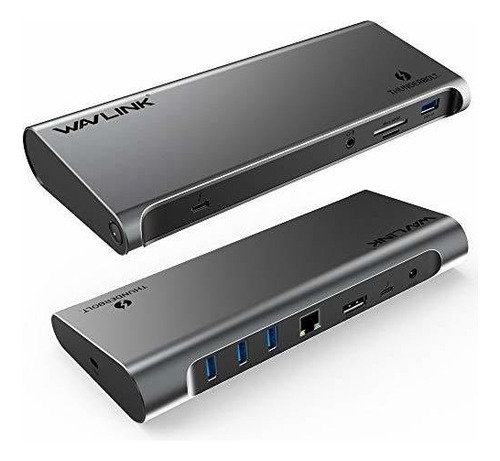 Wavlink Thunderbolt 3 Dock Con 85w De Carga Y 4k 60hz Displa