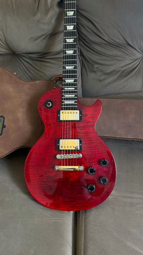 Gibson Plus.. 9,9k Pix. Prs Tonex Kemper Fender Epiphone Destro Vermelho Madeira De Bordo (Usado)