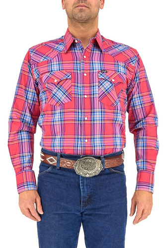 Camisa Vaquera Wrangler Hombre Painted Deser G62