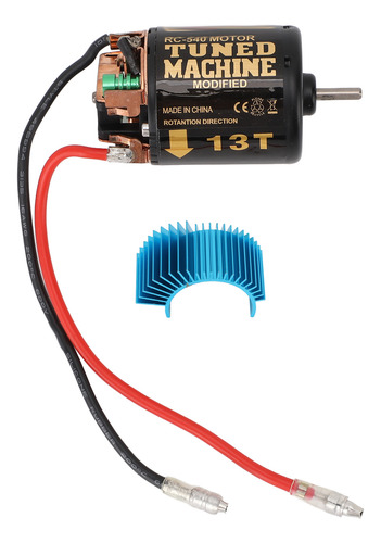 Disipador Térmico Rc Car 540 Con Motor Cepillado 1/10, Color