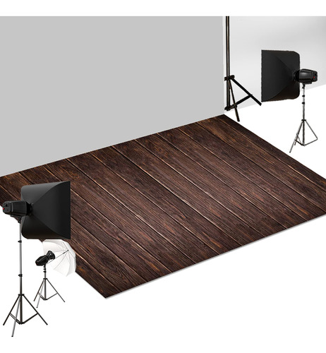 Kate Tapete Grande De Madera Retro De 8 X 5 Pies, Con Textur