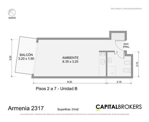 Departamento En Venta Palermo 1 Ambiente
