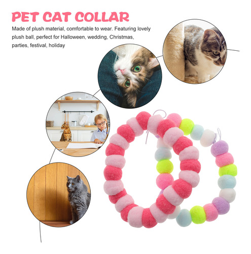 Collar Para Mascotas, Gatos Y Perros, 2 Unidades, Collar Par