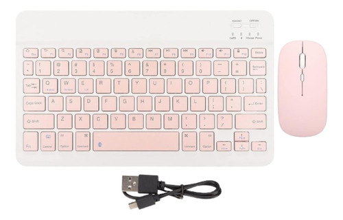 Combo Inalámbrico Teclado Y Mouse Bluetooth Recargable Usb