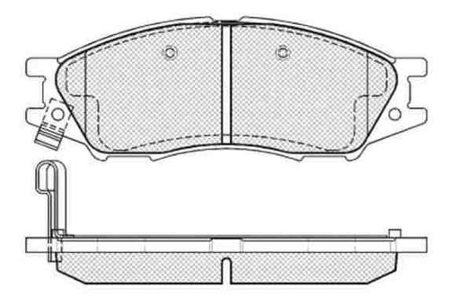 Pastilla De Freno Nissan Sunny Iv 1.5 - 1.8 16v 2000/ Delant