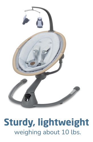 Baby Swing Maxi-cosi Cassia Smart Portable Con Música Gris