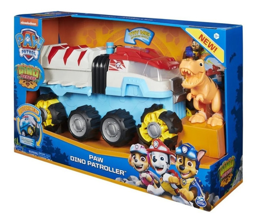 Paw Patrol Camion Gde Dino Rescue C/figura Caffaro