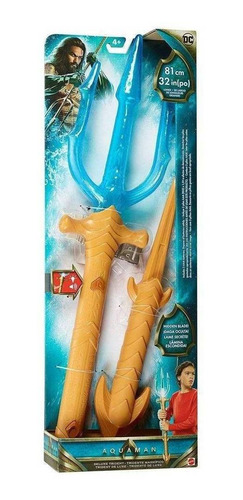 Brinquedo Aquaman Tridente De Luxo Ate 81 Cm Hasbro Fwx32 