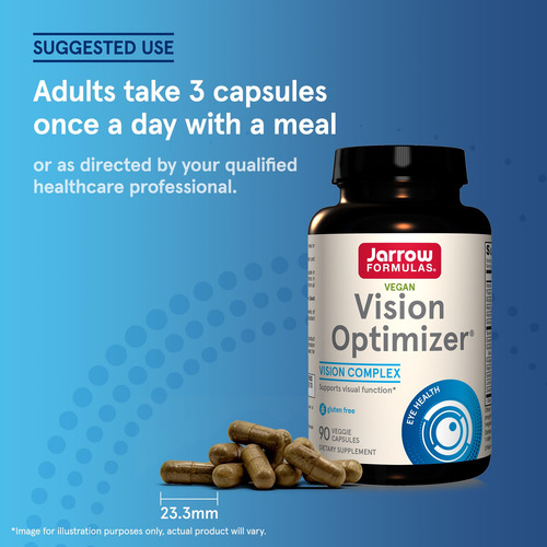 Jarrow Formulas Vision Optimizer Suplemento Visión 90 Caps
