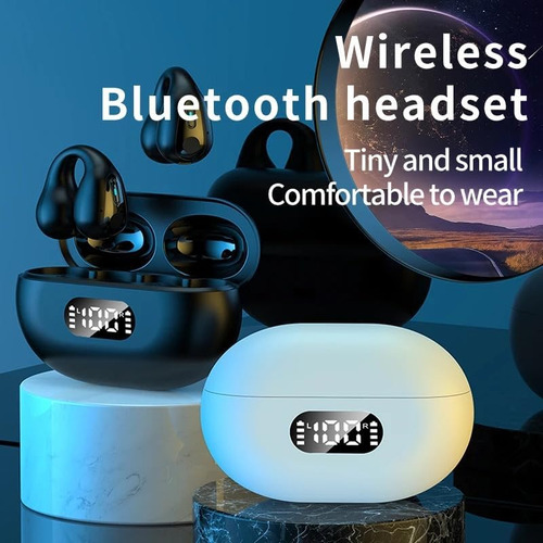 Croso Auriculares Conducción Ósea Con Clip Oreja, Batería 8