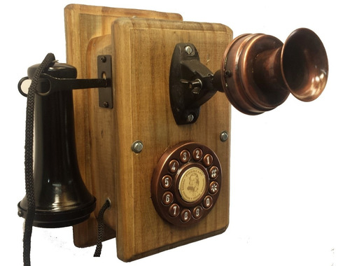 Telefone Antigo Nelphone De Parede Retrô Vintage