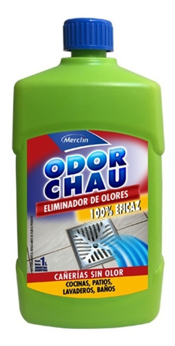 Eliminador De Olores Cañerias Odorchau Merclin 1l